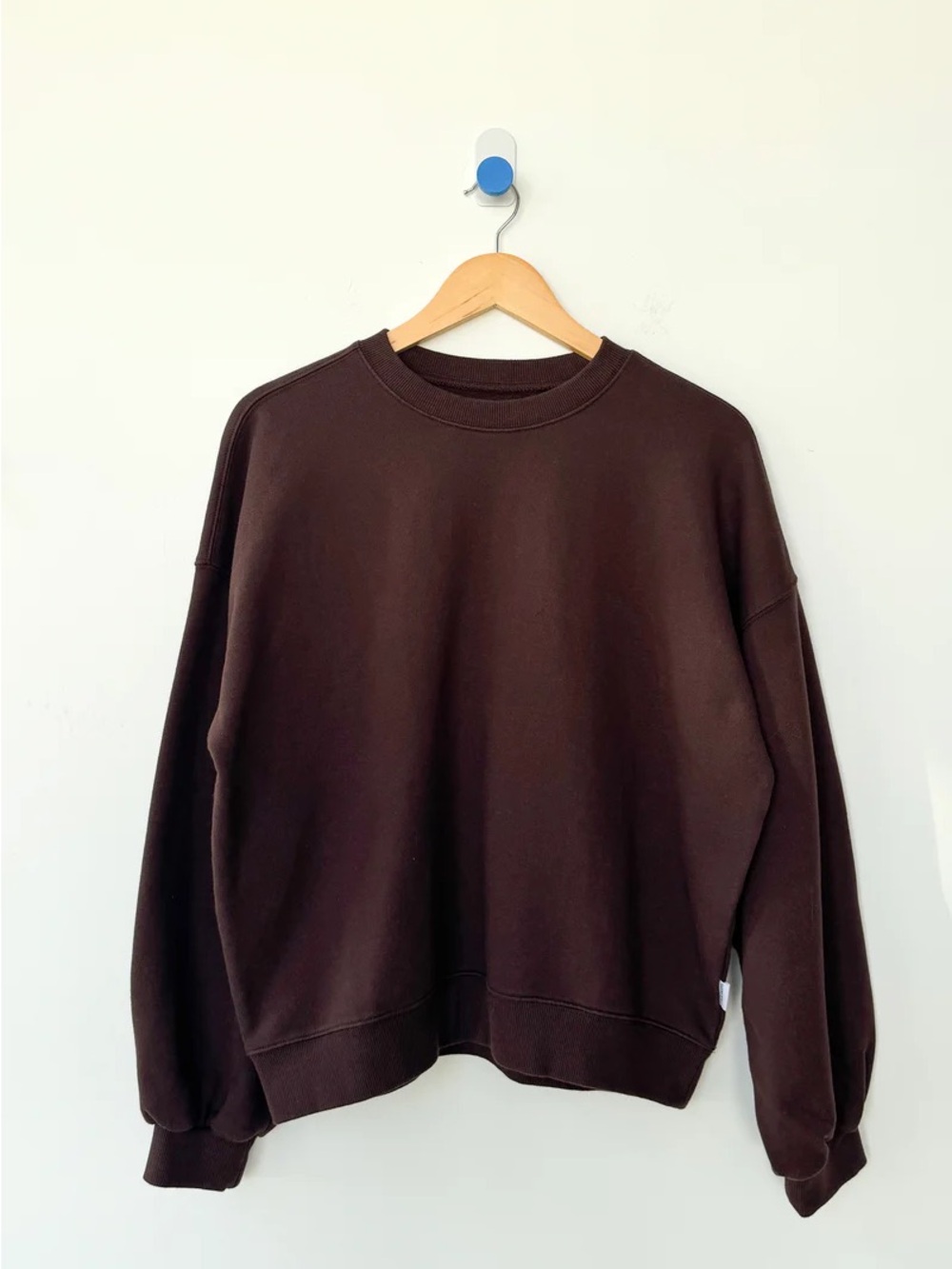 Le Bon Shoppe French Terry Core Sweatshirt in Cocoa Bean